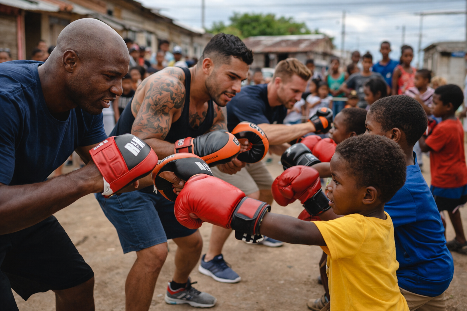 Fan Cruise Cares – Community boxing
